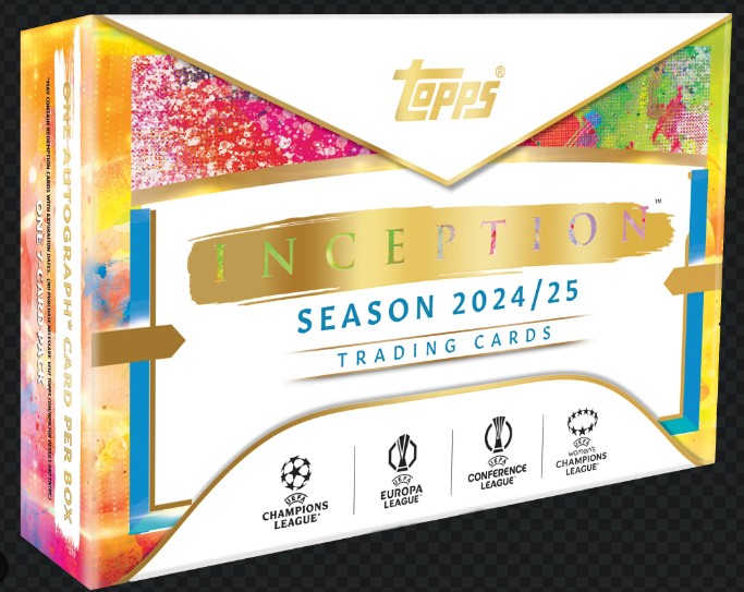 2024-25 TOPPS Inception UEFA Club Competitions Soccer Cards Hobby Box