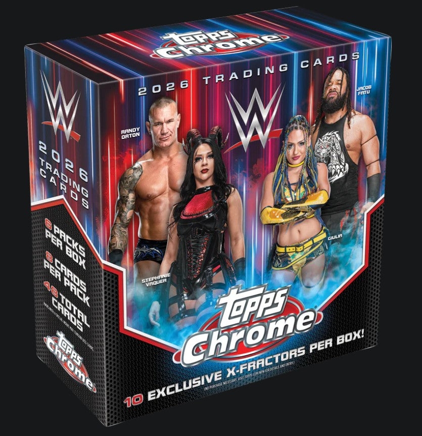 Topps Chrome WWE 2026 Mega Box