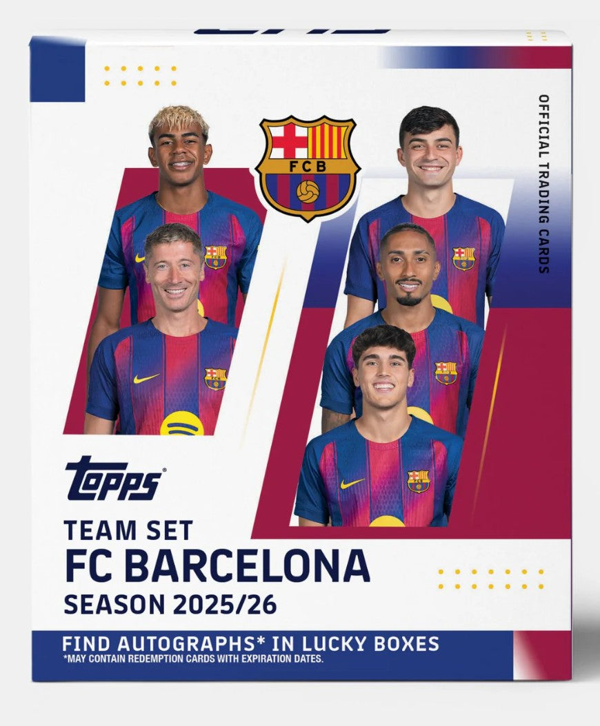 2025-26 TOPPS FC Barcelona Team Set Soccer Cards Box