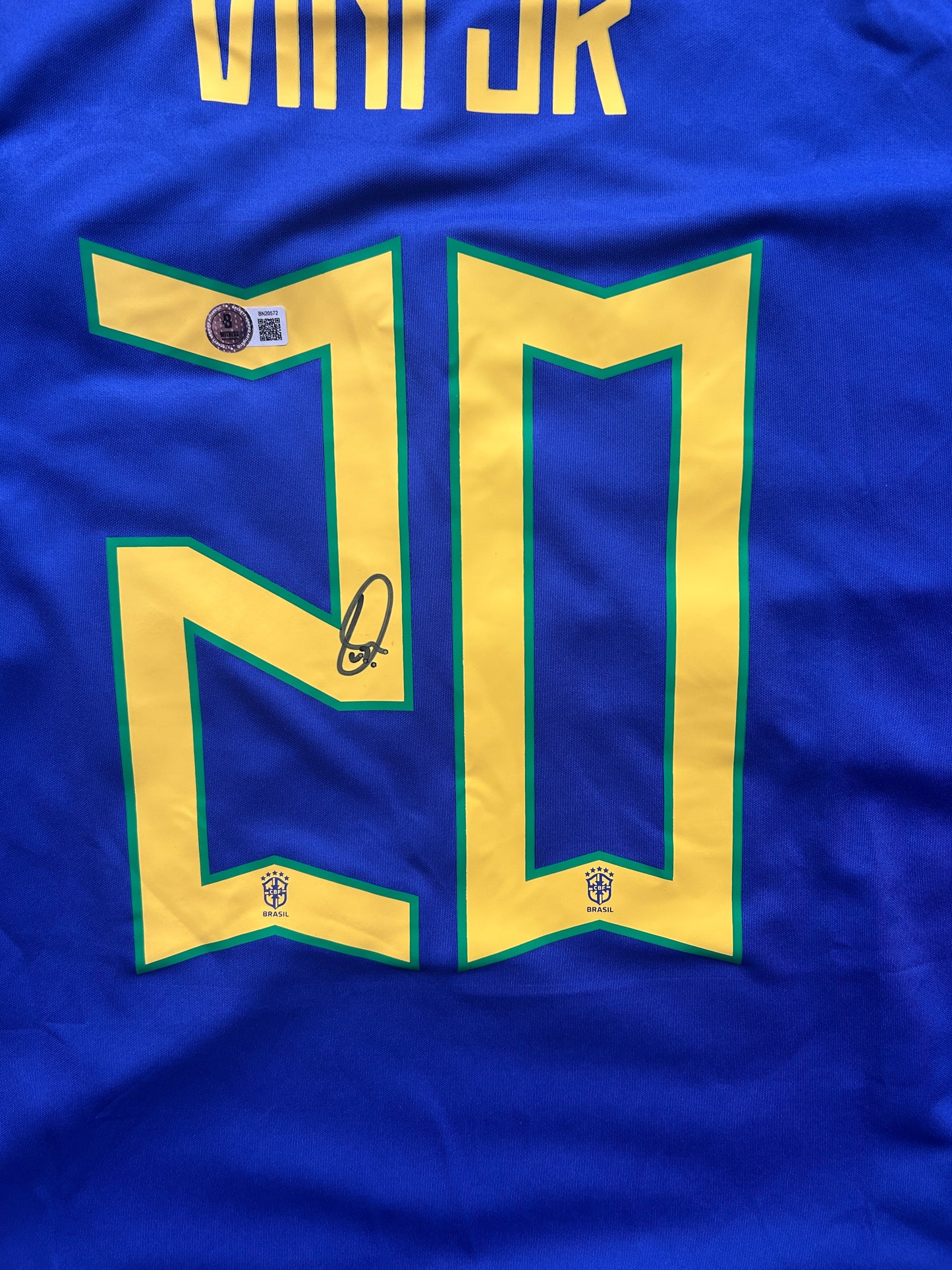 Vinicius Jr. - Brazil - Signed Shirt