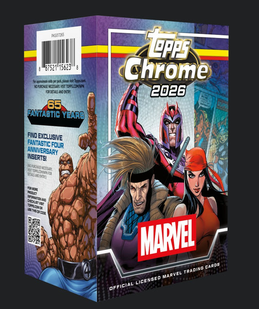 Topps Chrome® Marvel Comics - Value Box 2026  - SEALED