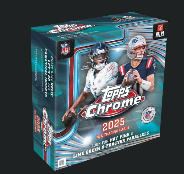 2025 Topps Chrome® Football NFL - Mega Box