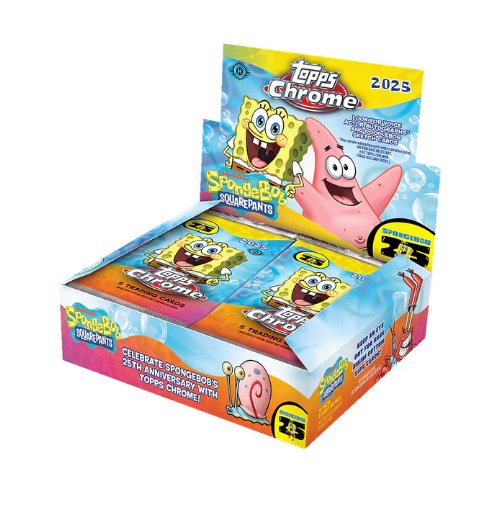 Topps Chrome Spongebob Hobby Box 2025 - SEALED