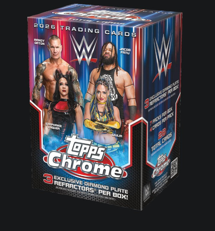 Topps Chrome WWE 2026 Value Box